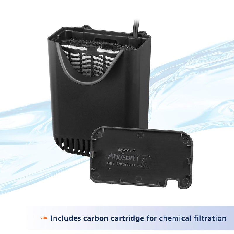 Aqueon فلتر طاقة داخلي Aqueon QuietFlow 10 E لحوض السمك، صغير، لأسماك حتى 10 جالون - Image 3